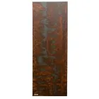 Radiateur hybride finition Corten en poudre de marbre italien - Lines Viadurini
