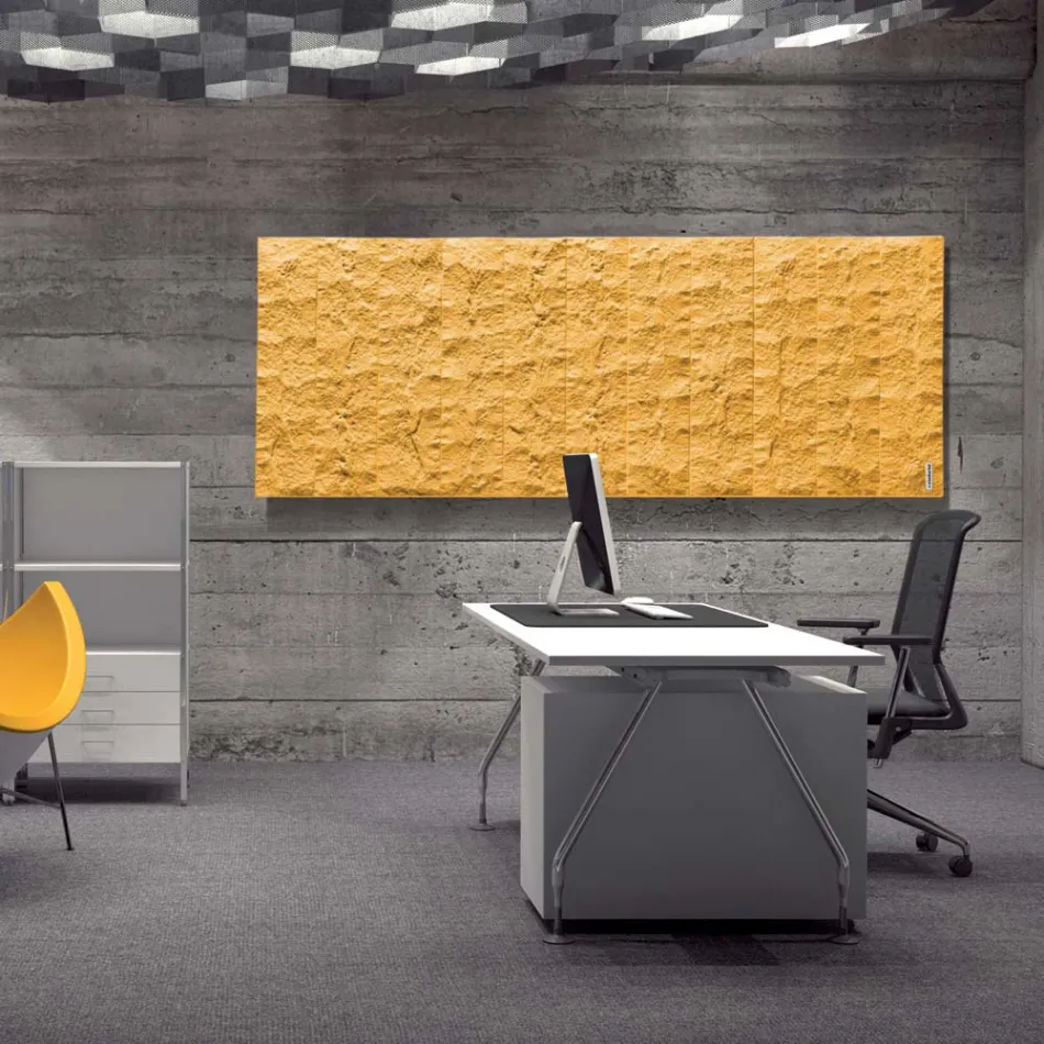 Radiateur hybride jusqu'à 1400 Watt en poudre de marbre italien - Terraa Viadurini