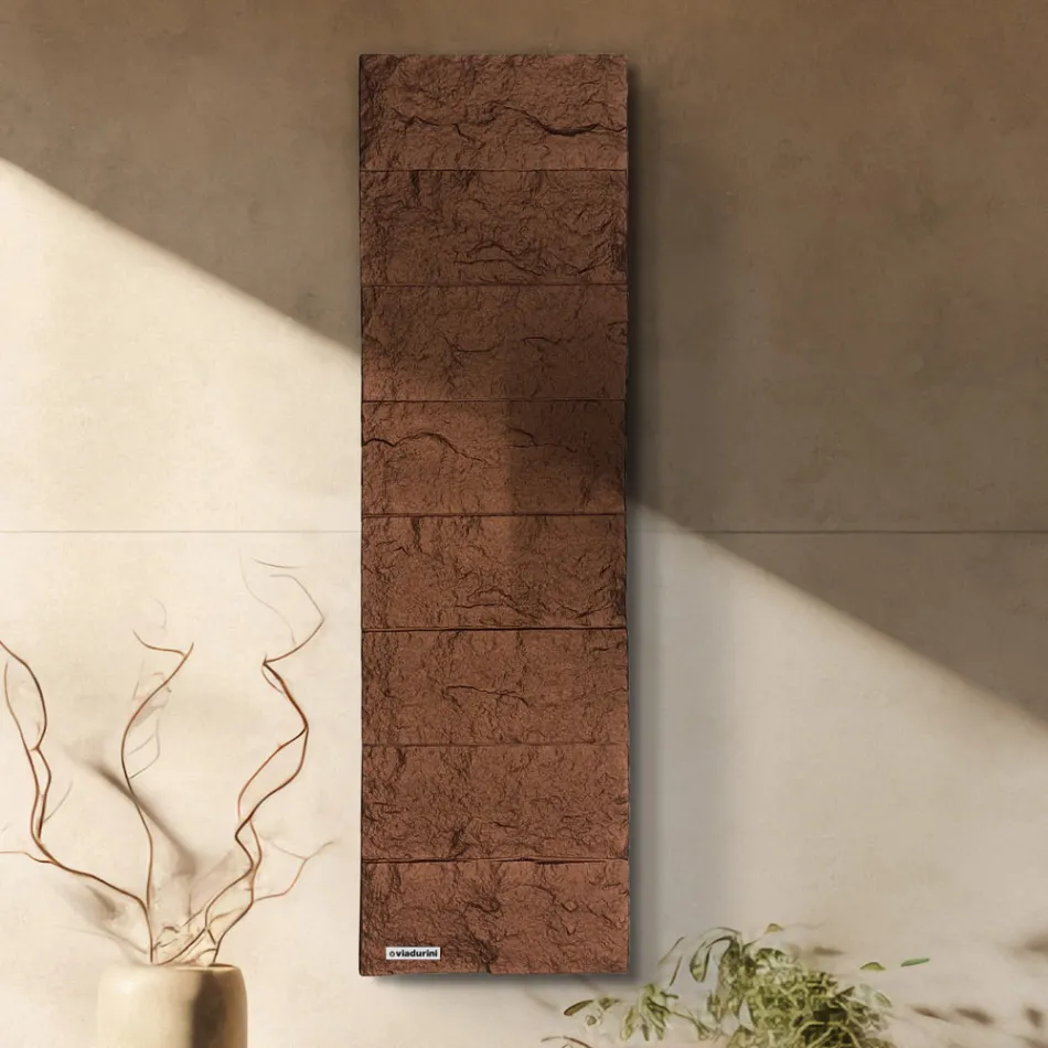 Radiateur hybride Brillo en marbre recyclé, fabriqué artisanalement en Italie Viadurini