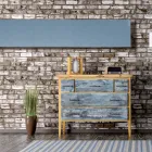 Radiateur hybride en poudre de marbre italien avec thermostat - Texturee Viadurini