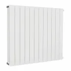 Radiateur mural hydraulique design bas vertical moderne 1824 W - Picchio Viadurini