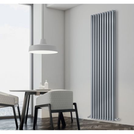 Radiateur hydraulique avec collecteurs horizontaux et tuyaux verticaux - Colomba Viadurini