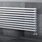 Radiateur hydraulique avec double série d'éléments horizontaux fabriqué en Italie - Strega Viadurini
