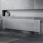 Radiateur hydraulique avec double série d'éléments horizontaux fabriqué en Italie - Strega Viadurini