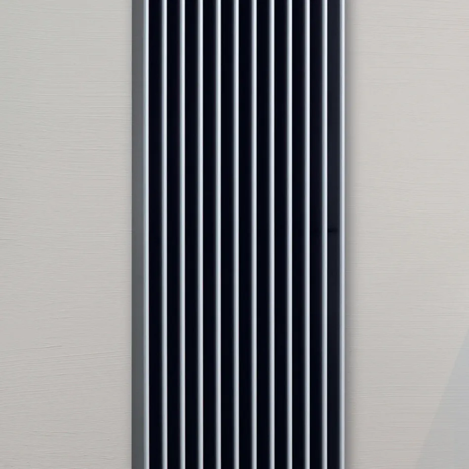 Radiateur hydraulique à double série d'éléments plats fabriqué en Italie - Macédoine Viadurini