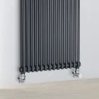 Radiateur hydraulique avec double série d'éléments verticaux fabriqué en Italie - Pasticcio Viadurini