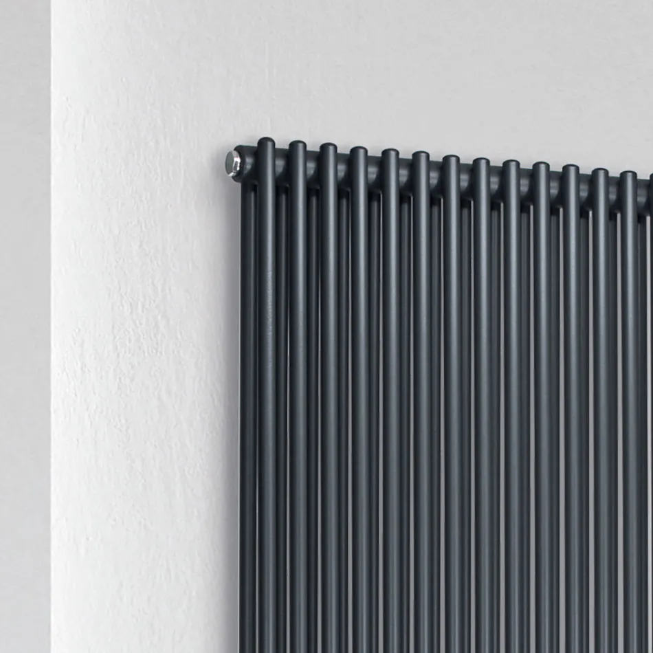 Radiateur hydraulique avec double série d'éléments verticaux fabriqué en Italie - Pasticcio Viadurini