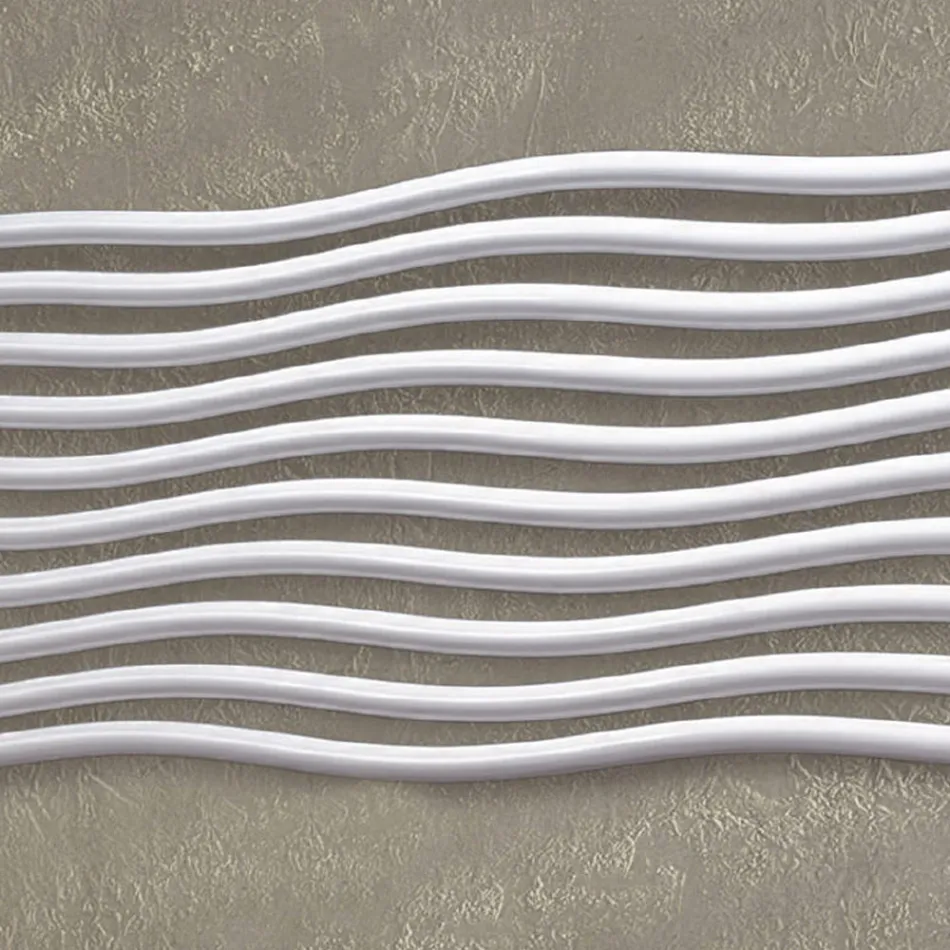 Radiateur hydraulique à éléments horizontaux incurvés fabriqué en Italie - Zucchero Viadurini