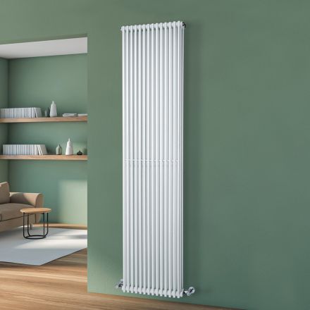 Radiateur hydraulique à triple élément vertical, fabriqué en Italie - Cenci Viadurini