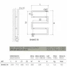 Radiateur hydraulique chromé Serpent de Scirocco H, design moderne Viadurini