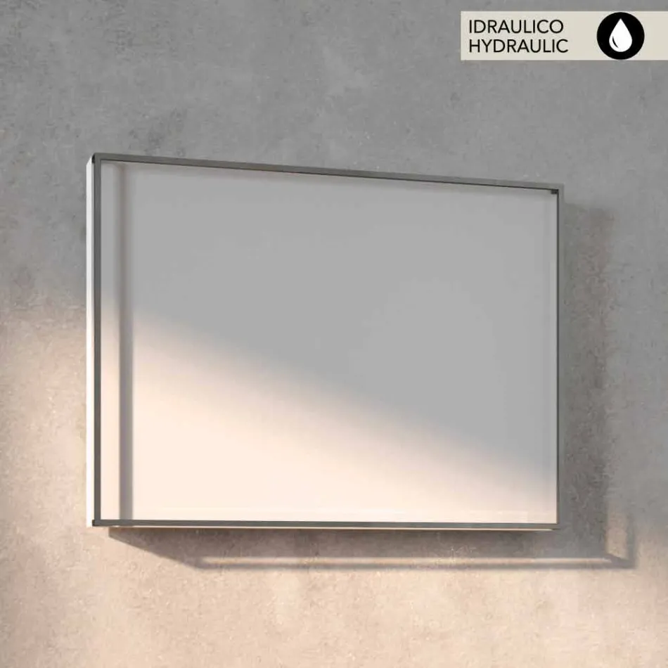 radiateur design hydraulique, couvercle en acier, Scirocco H Lumière Viadurini