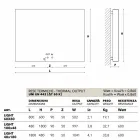 radiateur design hydraulique, couvercle en acier, Scirocco H Lumière Viadurini