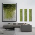 Radiateur hydraulique jusqu'à 480 Watt en poudre de marbre italien - Naturae Viadurini