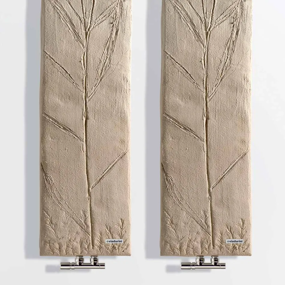 Radiateur hydraulique jusqu'à 480 Watt en poudre de marbre italien - Naturae Viadurini