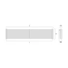 Radiateur hydraulique en acier avec double section d'éléments Made in Italy - Pod Viadurini