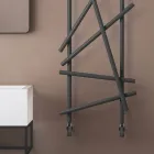 Radiateur hydraulique en acier avec tubes à section ronde fabriqué en Italie - Aléatoire Viadurini