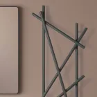 Radiateur hydraulique en acier avec tubes à section ronde fabriqué en Italie - Aléatoire Viadurini