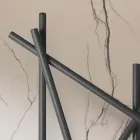 Radiateur hydraulique en acier avec tubes à section ronde fabriqué en Italie - Aléatoire Viadurini