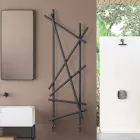 Radiateur hydraulique en acier avec tubes à section ronde fabriqué en Italie - Aléatoire Viadurini