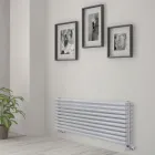 Radiateur Hydraulique en Acier Finition Blanc Pur Fabriqué en Italie - Cookies Viadurini