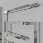 Radiateur décoratif hydraulique en acier inoxydable brossé Snake par Scirocco H Viadurini