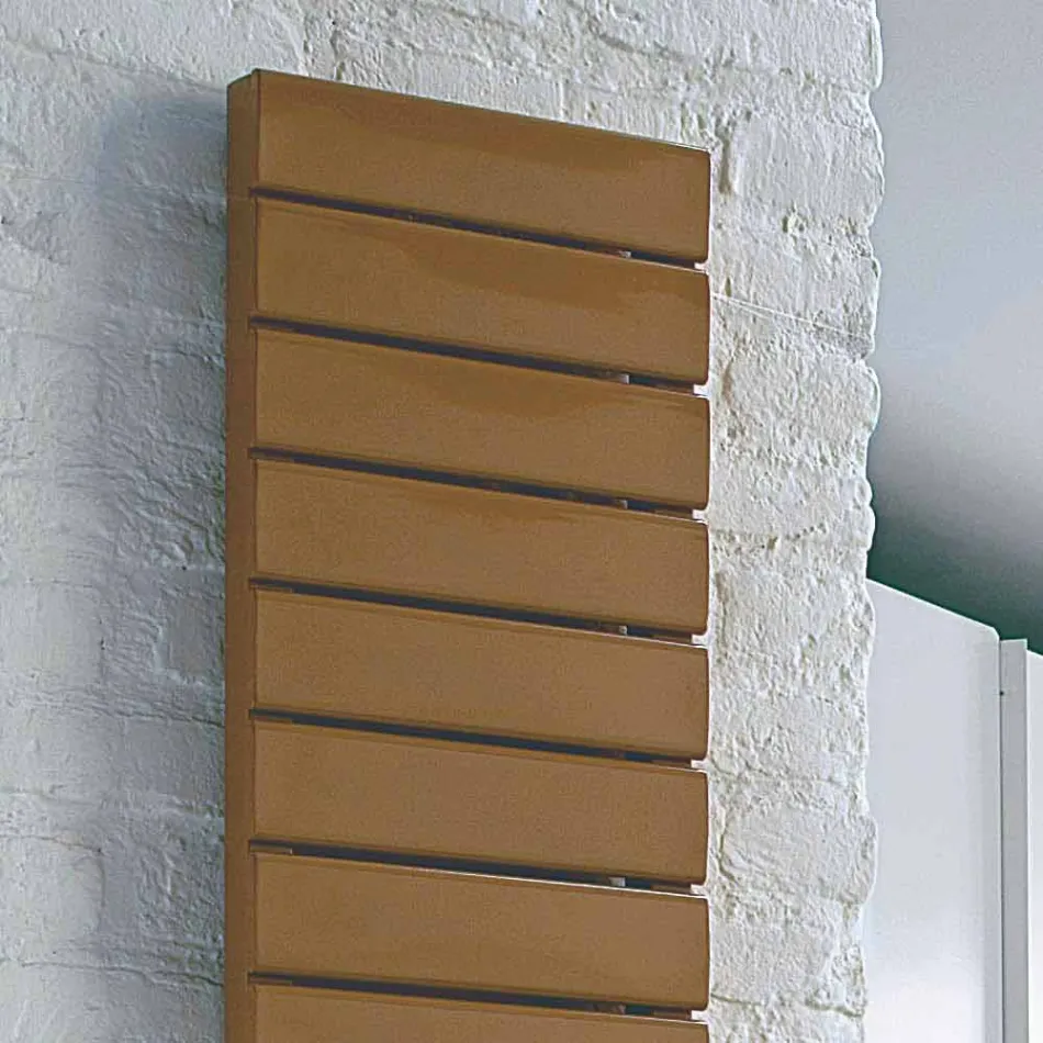 hydraulique en acier TERMOARREDO, étagères en chêne, utilitaire H Scirocco Viadurini