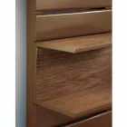 hydraulique en acier TERMOARREDO, étagères en chêne, utilitaire H Scirocco Viadurini