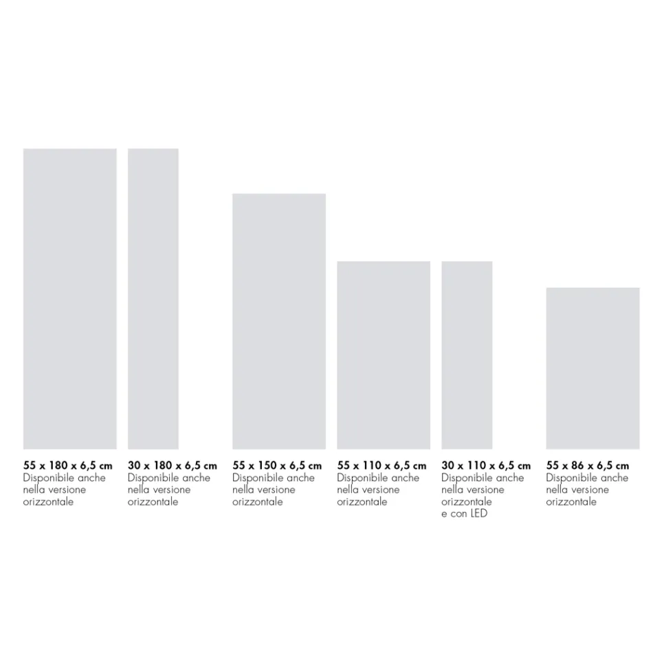 Radiateur hydraulique personnalisable en poudre de marbre fabriqué en Italie - Lineep Viadurini