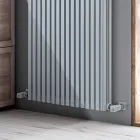 Radiateur Hydraulique Fabriqué avec Structure en Acier au Carbone - Crème Glacée Viadurini