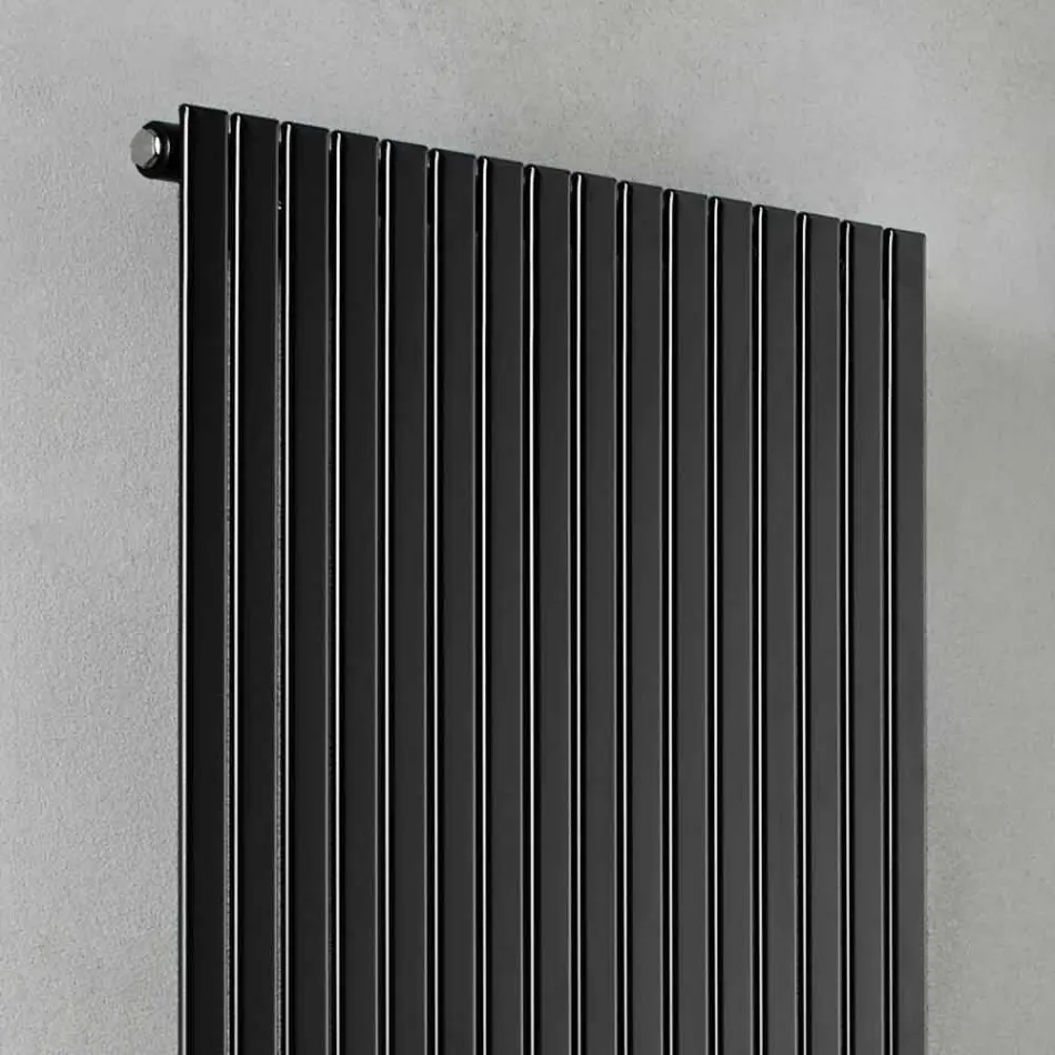 Radiateur mural hydraulique vertical de conception moderne jusqu'à 1224 watts - Regolo Viadurini