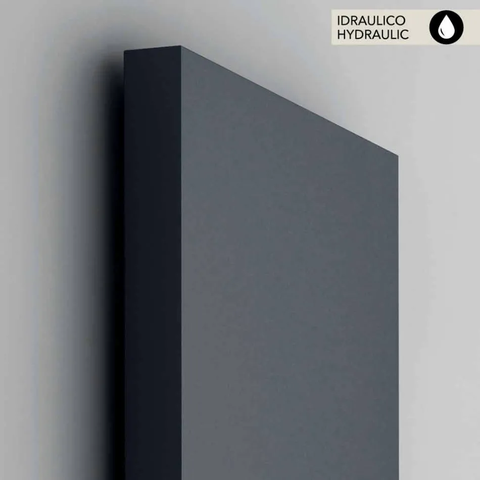 Radiateur vertical hydraulique, couvercle en acier, Scirocco H Lumière Viadurini