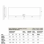 Radiateur vertical hydraulique, couvercle en acier, Scirocco H Lumière Viadurini