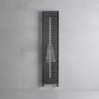 Radiateur mixte Lux avec porte-serviettes en acier, fabriqué en Italie Viadurini