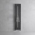 Radiateur mixte Lux avec porte-serviettes en acier, fabriqué en Italie