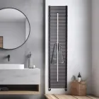 Radiateur mixte Lux avec porte-serviettes en acier, fabriqué en Italie Viadurini