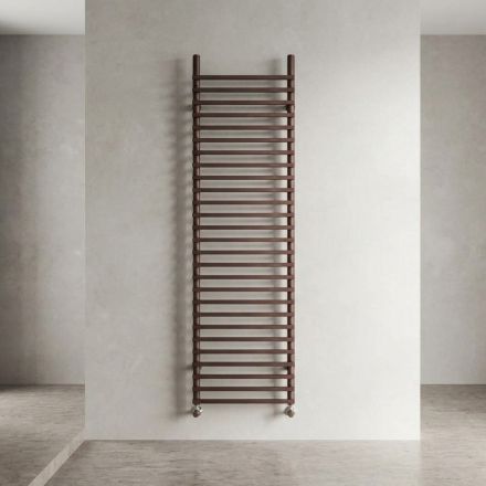 Radiateur en acier mixte finition cuivre brun, fabriqué en Italie - Ignis Viadurini