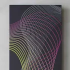 Radiateur mural électrique moderne en acier avec décoration de 1000 watts - Kelvin Viadurini