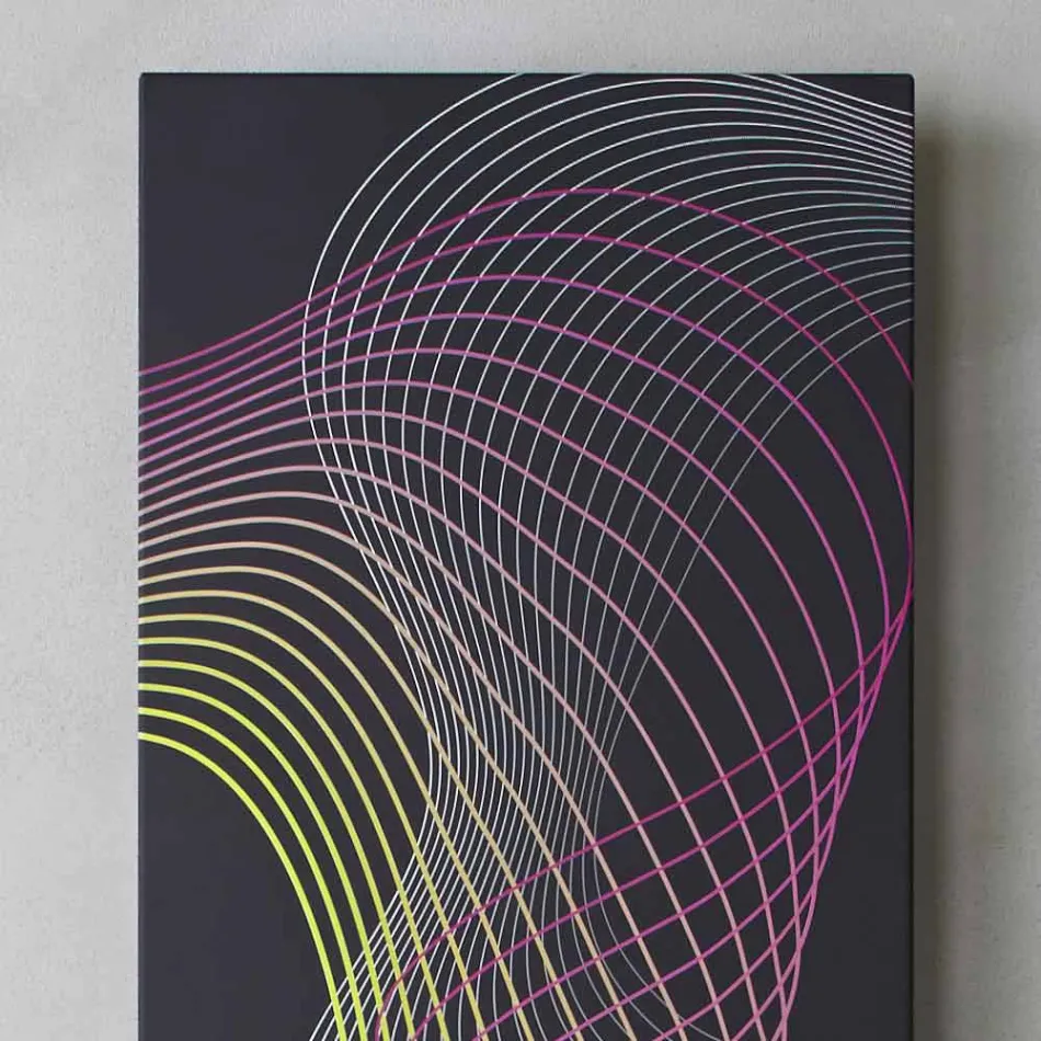 Radiateur mural électrique moderne en acier avec décoration de 1000 watts - Kelvin Viadurini