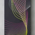 Radiateur mural électrique moderne en acier avec décoration de 1000 watts - Kelvin Viadurini