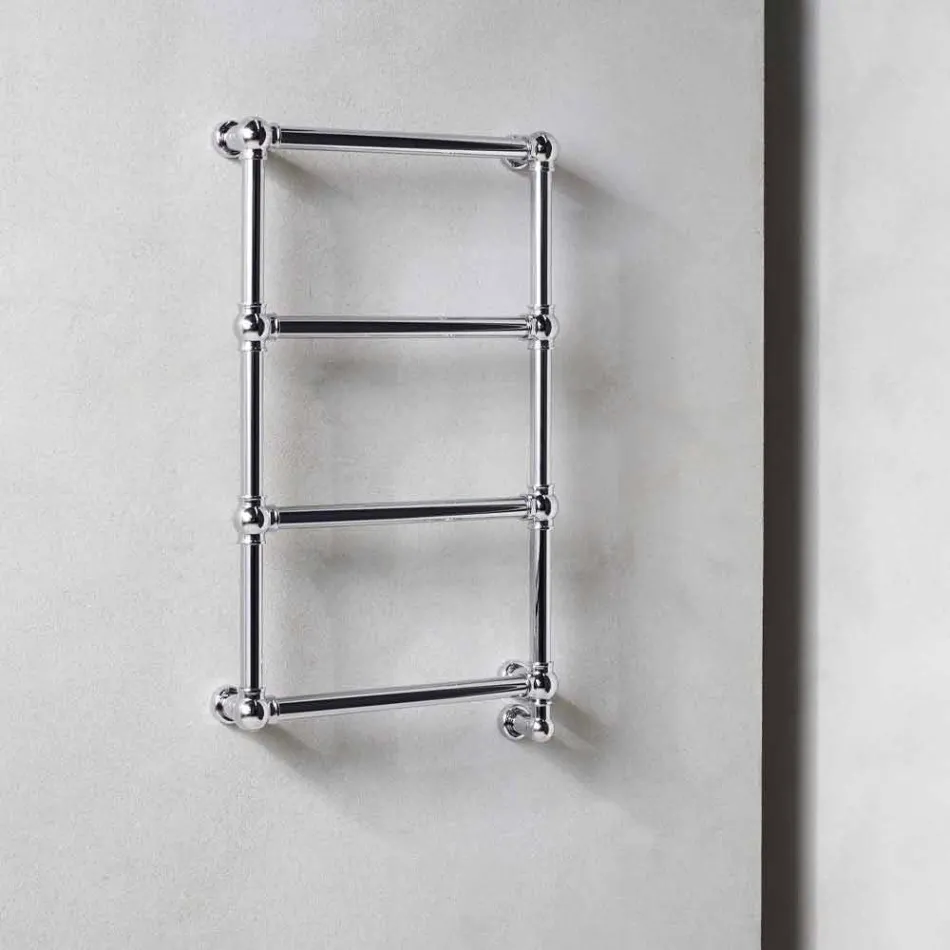 Radiateur Chauffe-Serviettes Electrique Chrome en Laiton Design 200 W - Caesar Viadurini