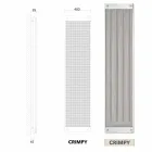 Vertical hydraulique TERMOARREDO design moderne New Dress par H Scirocco Viadurini