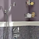 Thermostatique de douche encastrable design vintage en laiton fabriqué en Italie - Elisea Viadurini