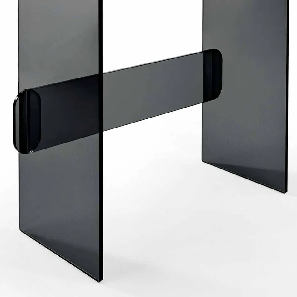 Coiffeuse Maquillage avec Miroir et Tiroir Verre 3 Finitions - Salvie Viadurini