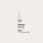 Toscot Piastra spot 1 lumière directionnelle en terre cuite Viadurini