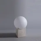 Poteau lumineux extérieur en terre cuite Toscot Atlante fabriqué en Toscane Viadurini