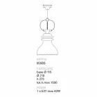 TOSCOT Battersea suspension de conception de lampe en céramique Viadurini