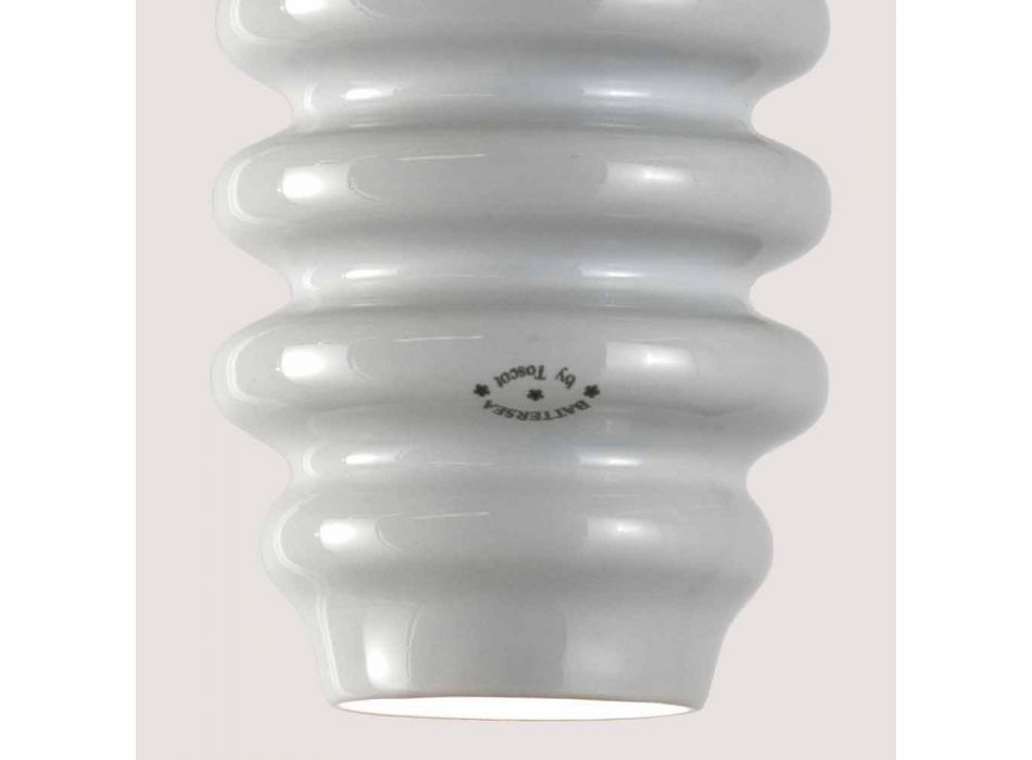 TOSCOT lampe Battersea blanc suspension céramique Viadurini