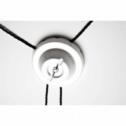 TOSCOT Battersea petit plafond rosette Made in Toscane Viadurini