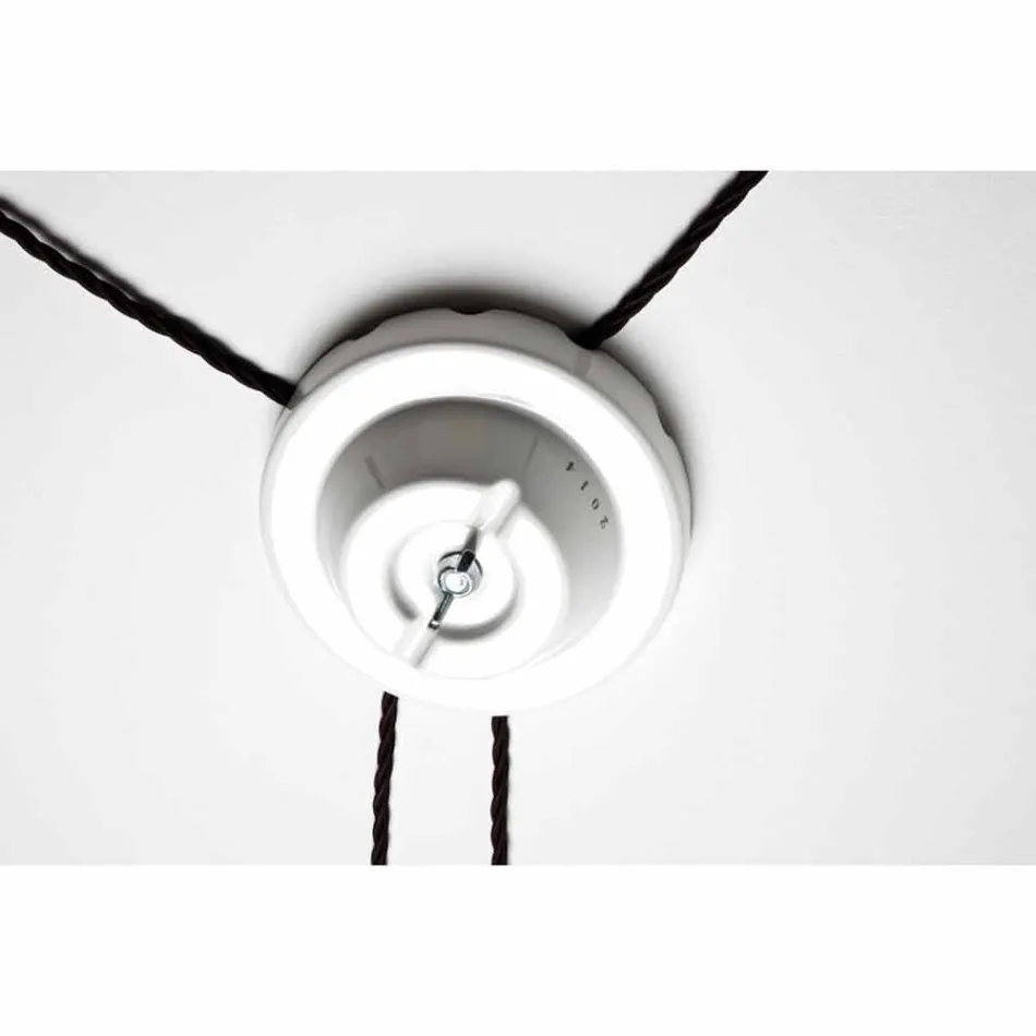 TOSCOT Battersea petit plafond rosette Made in Toscane Viadurini