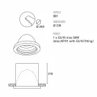 TOSCOT phare construit Karst Ø23 cm Made in Toscane Viadurini